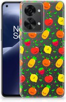 GSM Hoesje OnePlus Nord 2T TPU Bumper Doorzichtig Fruits