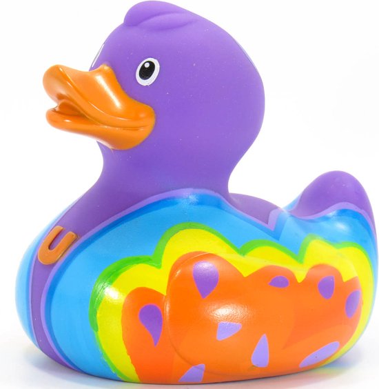 LUXURY BUTTERFLY LOVE DUCK NEW COLOURS 2020 - vlinder en liefdeskriebels badeendBUDDUCK van BudDuck — afbeelding 2