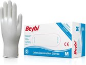 BEYBI Latex gepoederd handschoenen - Maat L - 100 stuks