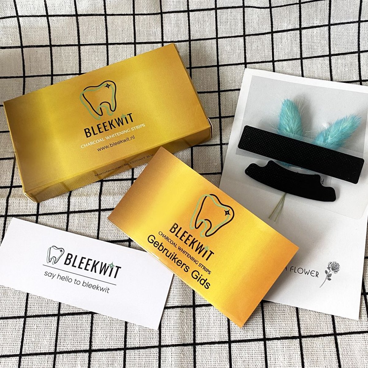 Bleekwit Professionele Tandenbleek Strips 14 Strips Teeth Whitening Strips