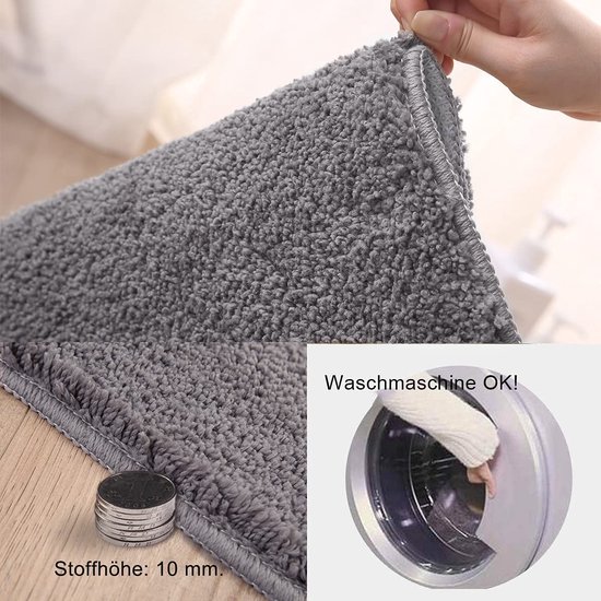 Badmat Set 3 Stuks Chenille Oranje - Antislip & Super Absorberend - Incl. U-vorm Toiletmat
