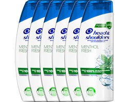 Head & Shoulders Menthol Fresh - Anti-roos shampoo - Tot 100% Roosvrij - 6 x 285 ml