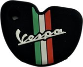 Vespa | sleutelhoesje | zwart | Italiaanse vlag