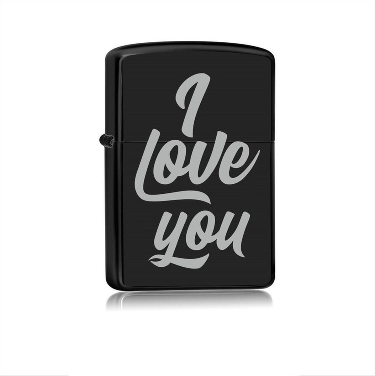Goedkoopste Aansteker Zwart - I Love You