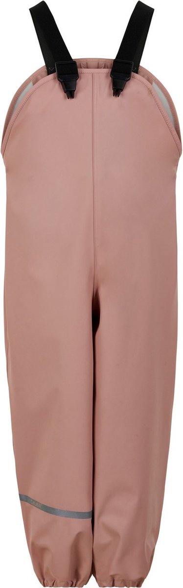 Celavi - Basic regenbroek met bretels voor kinderen - Recycled PU - Misty Rose - maat 80 (1 Year)