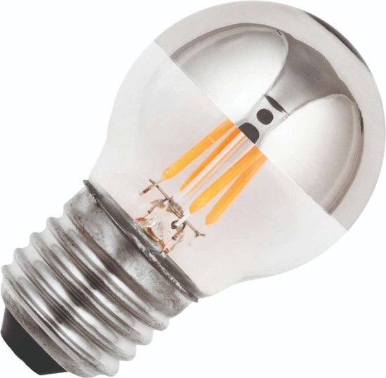 Bailey | LED Kogel Kopspiegellamp | Grote fitting E27 | 4W Dimbaar