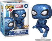 Pop! Marvel: Make-A-Wish - Spider-Man Metallic Blue FUNKO