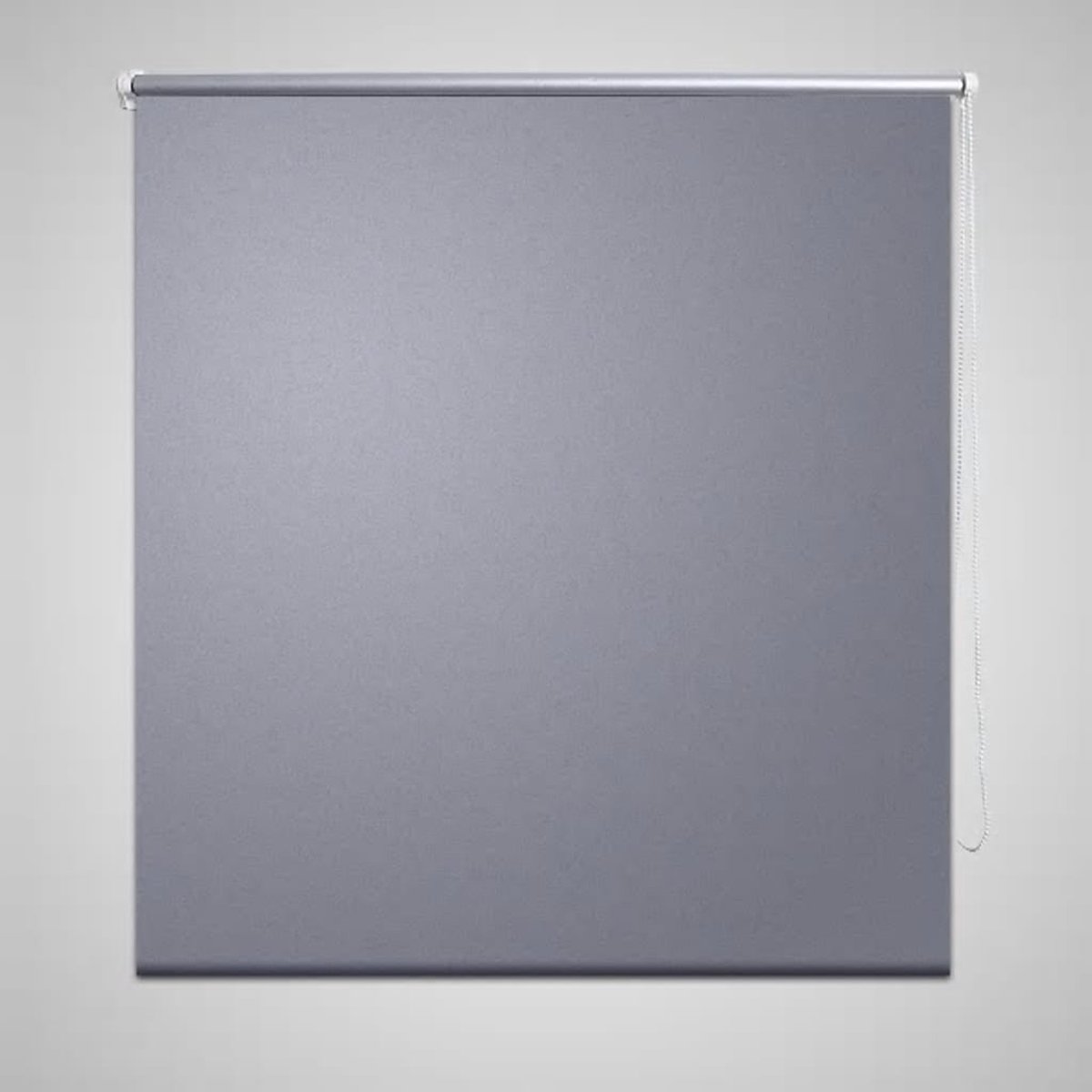 Decoways - Rolgordijn verduisterend 160 x 230 cm grijs