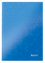 Leitz WOW A5 Notitieboek met Harde Kaft - Gelijnd - FSC Gecertificeerd - Blauw