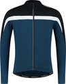 Rogelli Course - Wielershirt Lange Mouwen - Fietsshirt Heren - Zwart/Blauw/Wit - Maat S