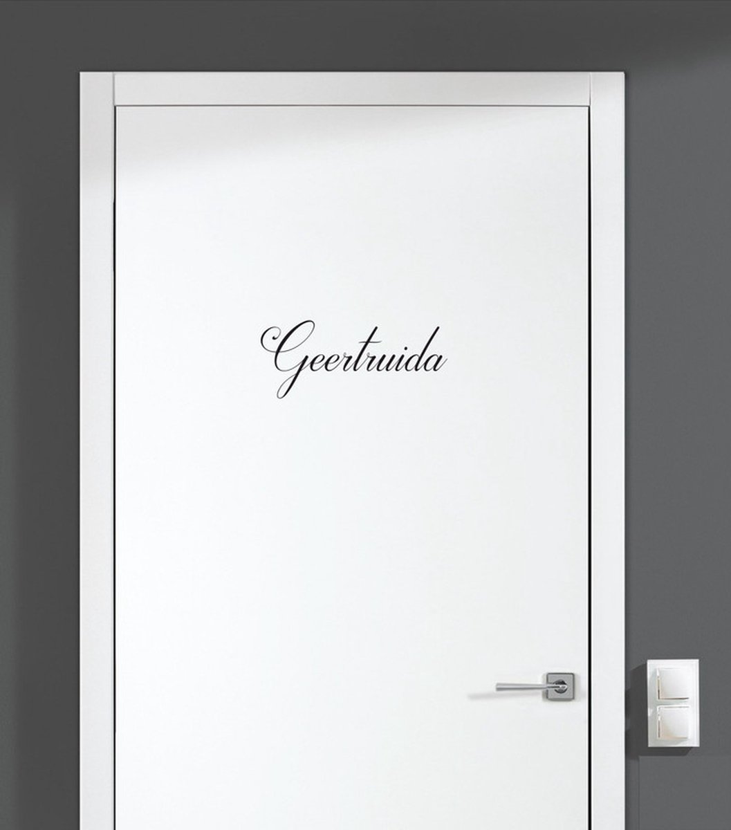 Deursticker Met Naam - Geertruida