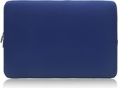 Ixen Laptophoes 13 inch Donker Blauw - Sleeve met ritssluiting - SoftTouch - Past perfect voor een MacBook 13 inch
