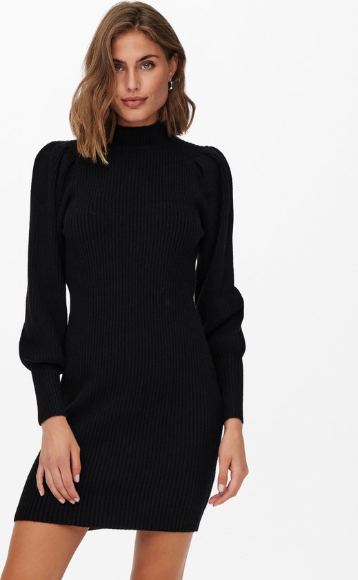 ONLY ONLKATIA L/S DRESS KNT NOOS Dames Jurk - Maat M
