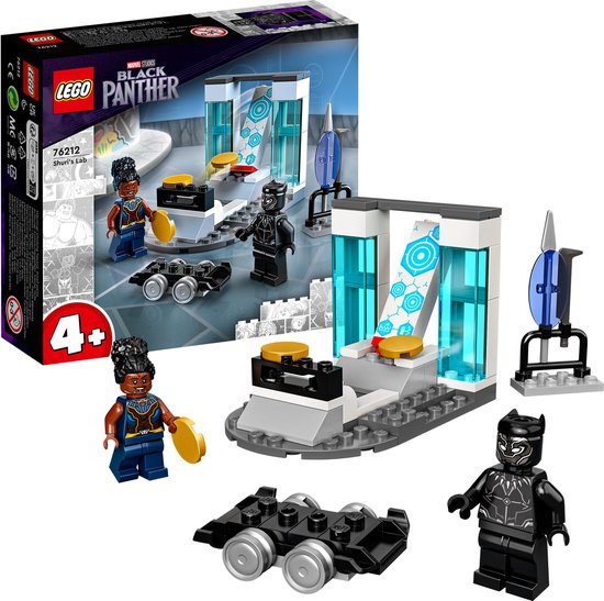 Lego 76212 Super Heroes 4+ Black Panther Shuri Lab