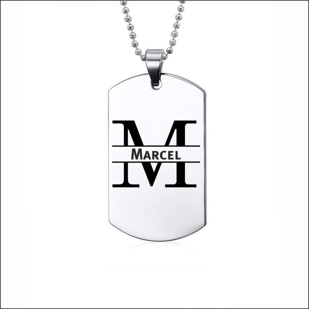 Ketting RVS Met Naam - Marcel