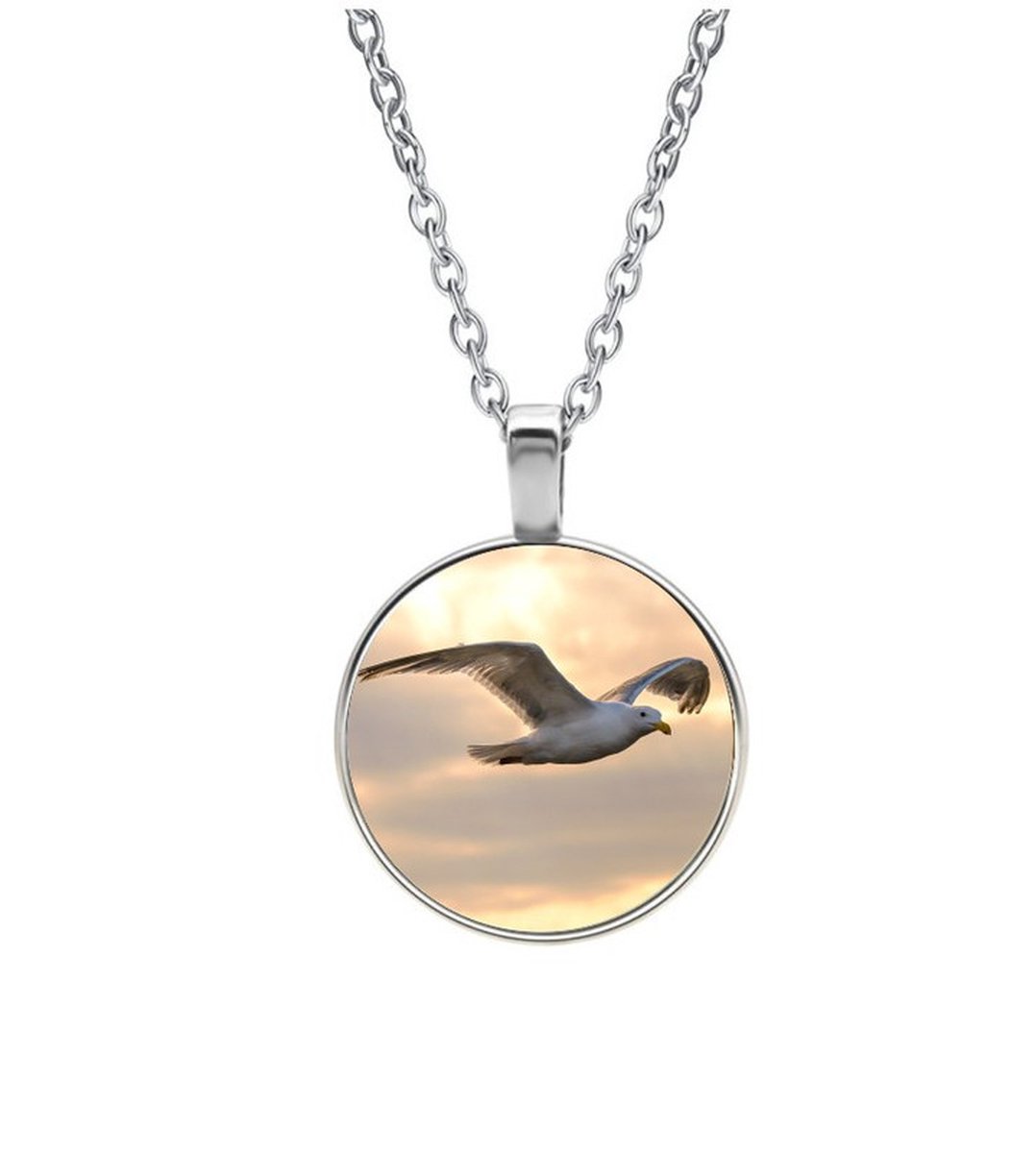 Ketting Glas - Meeuw