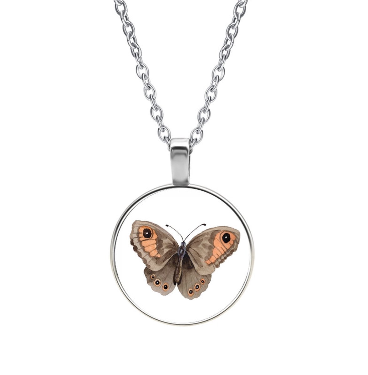 Ketting Glas - Vlinder