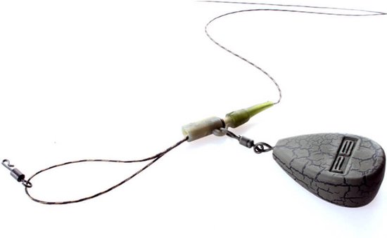PB Products - Ready2Go Hit & Run Leadclip Leader 90 cm - 3 stuks - Gravel van PB Products — afbeelding 4