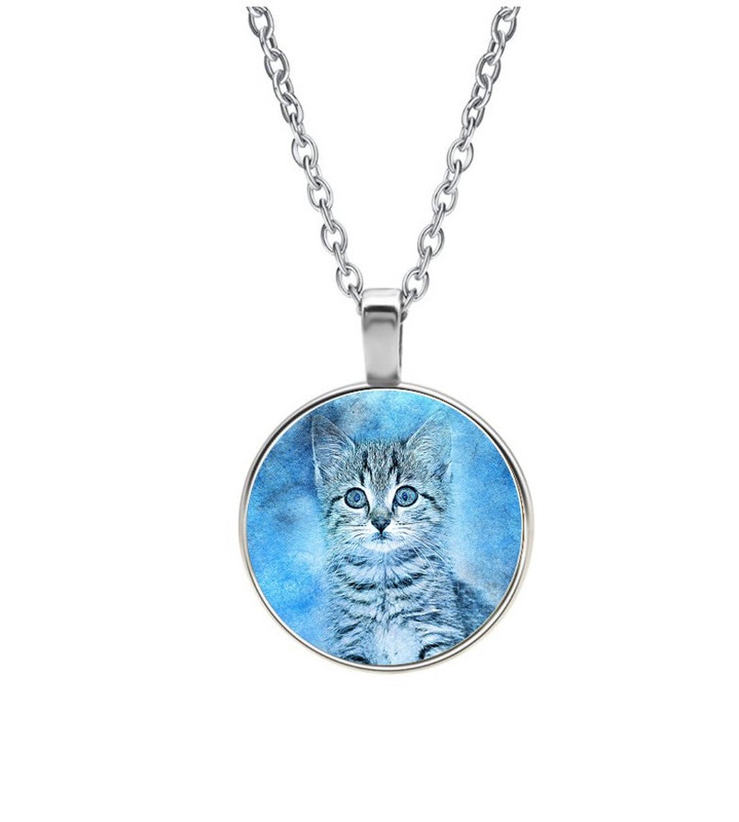 Ketting Glas - Kat