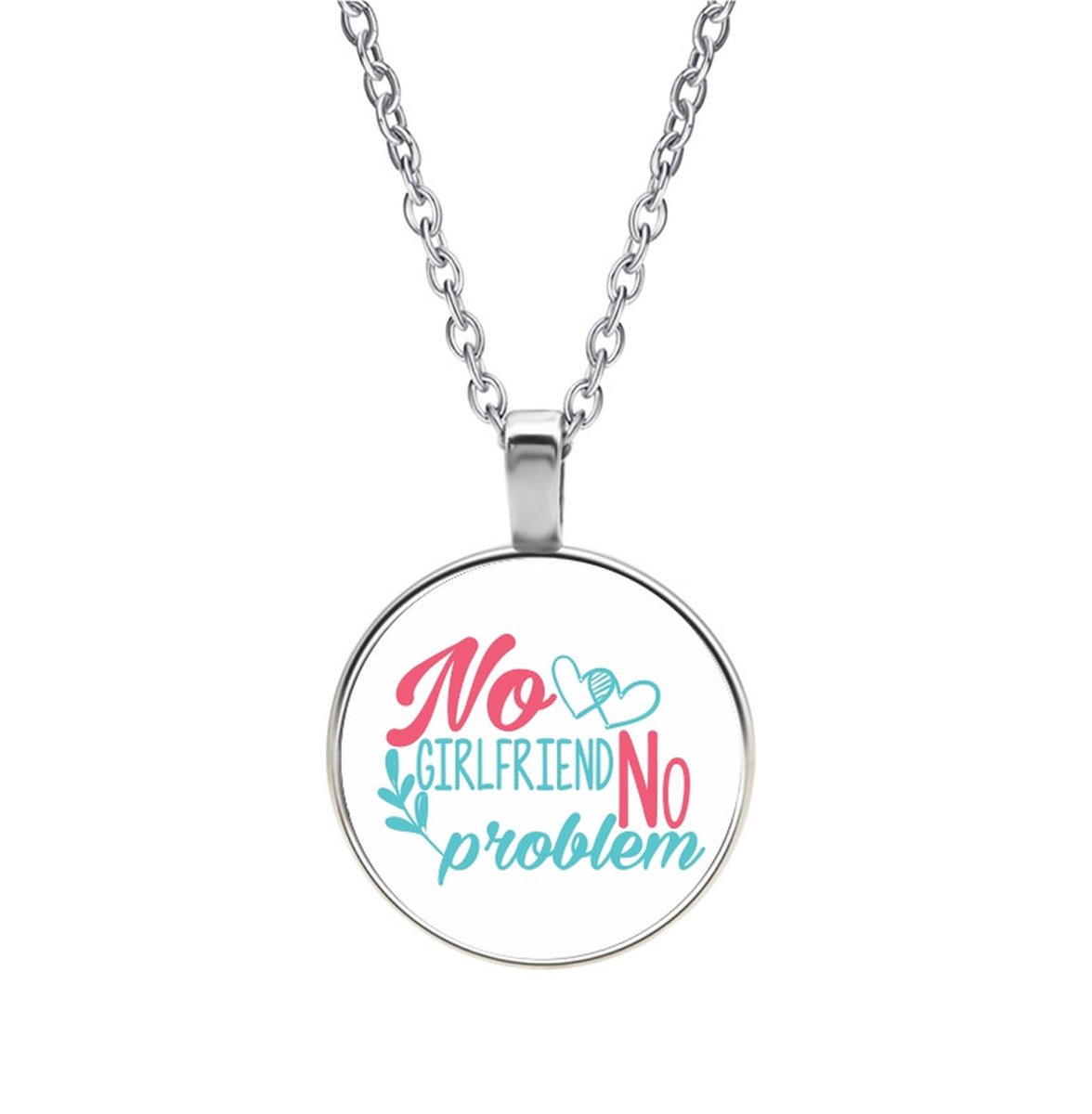 Ketting Glas - No Girlfriend No Problem