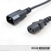 Apparaat-/verlengsnoer C13/C14, 5m | Stroomkabel 230v | Netsnoer | sam connect kabel