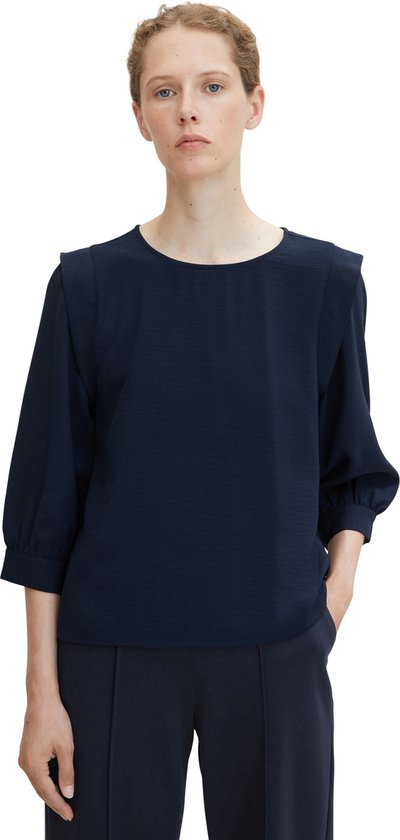 TOM TAILOR blouse with sleeve detail Dames Blouse - Maat S