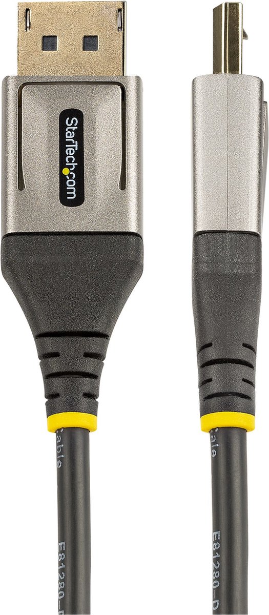 StarTech.com DP14VMM5M DisplayPort kabel 5 m Grijs, Zwart