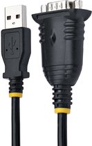 USB to Serial Port Cable 1P3FP-USB-SERIAL Black