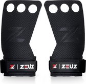 ZEUZ Grips – Sport Handschoenen – Geschikt voor CrossFit, Fitness, Turnen & Gymnastics - Zwart – Maat S