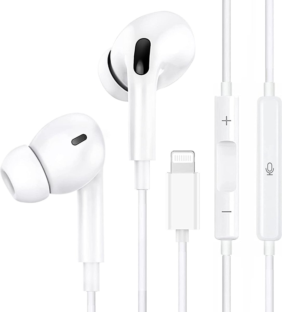 In-Ear Oordopjes Bedraad - Geschikt voor Apple iPhone - Voor SE,7,8,X,11,12,13,14  -... | bol