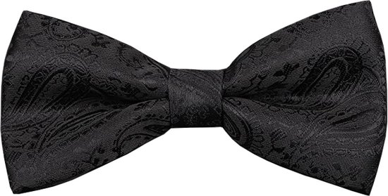 Sorprese Bow Tie Silk - Paisley noir - noeud papillon - noeud papillon - pré-noué