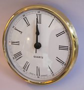 Uhren Technik Schwarzwald insteekwerk, quartz, Romeinse cijfers, 85 mm