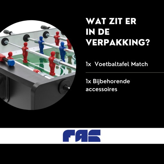 Thumbnail van een extra afbeelding van het spel Fas voetbaltafel match doorlopende stang