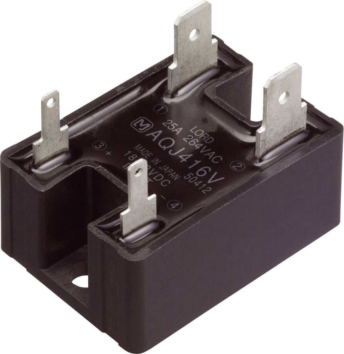 Panasonic Halfgeleiderrelais AQJ412VJ 25 A Schakelspanning (max.): 264 V/AC Schakelend bij overbelasting 1 stuk(s)