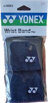 Yonex polsbanden - Zweetband - donker blauw - one size - 2 stuks