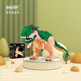 Balody Carnotaurus - Nanoblocks / miniblocks - Bouwset / 3D puzzel - 1060 bouwsteentjes - Balody 18401