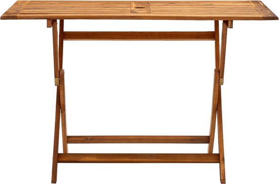 vidaXL Tuintafel - Inklapbaar - 160x85x75 cm - Acaciahout