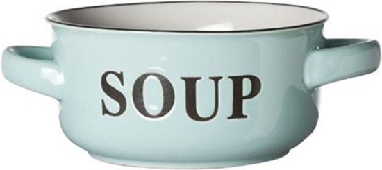 Cosy & Trendy Bol à soupe 'Soup' Ø13.5xh6.5cm avec anses | bol