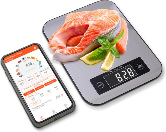 Smart App Nutrition Kitchen Scale Cuisson Café Balance électronique Ménage  Petite échelle électronique Précision Balance alimentaire