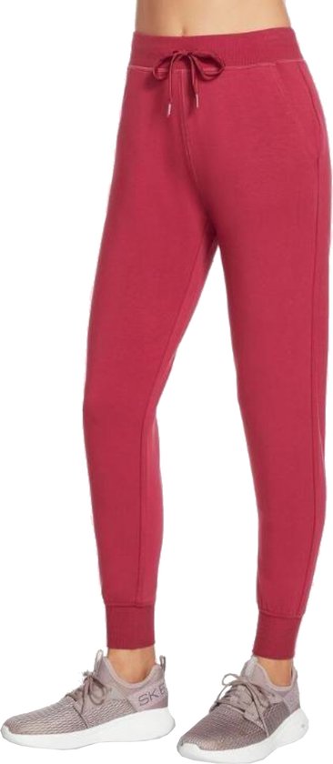 Skechers Restful Jogger Pant W03PT49-RAS, Vrouwen, Roze, Broek, maat: M