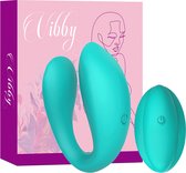 Vibby® Play – Vibrators voor Vrouwen – G-Spot en Clitoris Stimulator – Sex Toys voor Vrouwen - Vibrator met Afstandsbediening - Seksspeeltjes voor Koppel - Blauw