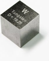 Wolfraam Kubus Scheikundig Element 10mm (Tungsten)