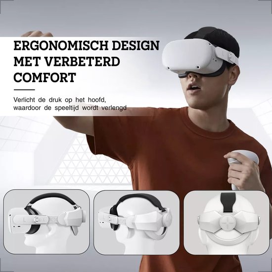 Elite Strap voor Meta Quest 2 - Oculus VR-headset - Verstelbaar