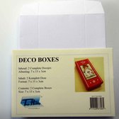 20 Deco Boxes - Rechthoek - Wit -  7 x 15 en 3cm Hoog