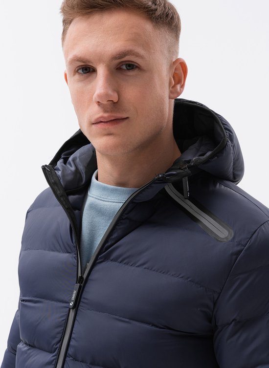 MARIKOO B987 Winterjas Voor Dames, Gewatteerd, Voor Het