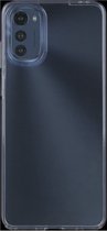Mobigear Doorzichtig Hoesje geschikt voor Motorola Moto E32s Telefoonhoesje Flexibel TPU Extra Dun | Mobigear Ultra Thin Backcover | Doorzichtig Telefoonhoesje Moto E32s | Moto E32s Case | Back Cover - Transparant