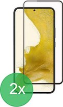 2x Full Cover Screenprotector Geschikt voor: Samsung Galaxy S22 Plus - Screen protector - volledige glas - bescherming - beschermglas - ZT Accessoires