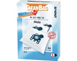 CleanBag stofzuigerzakken 4 stuks - Geschikt voor Miele S241-256i, S290-S299, S300i-S399, S500-S578, S700-S799, S4000-S4999, S6000-S6999, Compact C1, Compact C2 & Complete C1 - FJM - Inclusief 1 filter - Alternatief CleanBag stofzuigerzakken 4 stuks - Geschikt voor Miele S241-256i, S290-S299, S300i-S399, S500-S578, S700-S799, S4000-S4999, S6000-S6999, Compact C1, Compact C2 & Complete C1 - FJM - Inclusief 1 filter - Alternatief