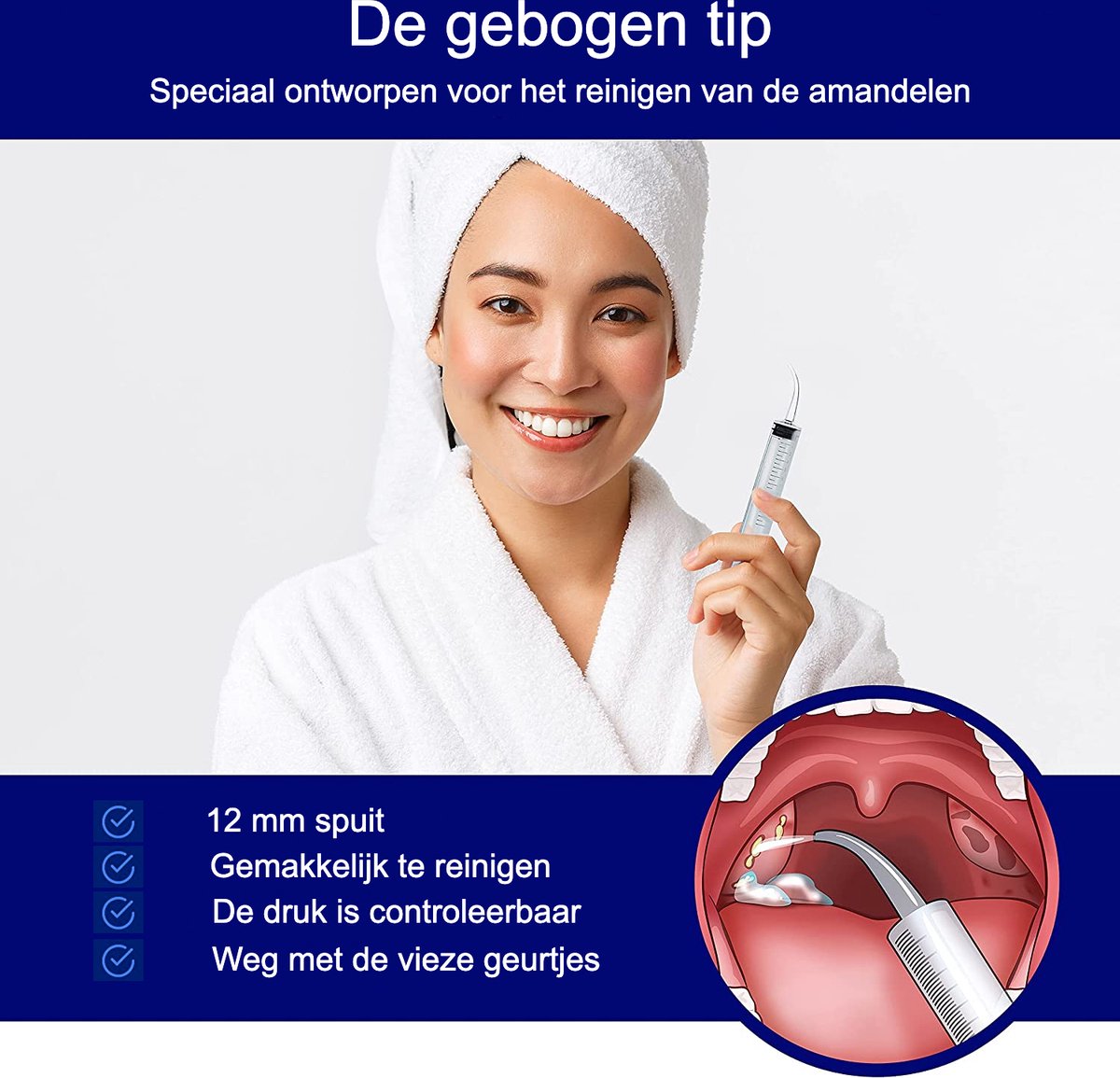 BeProud Amandelsteen Verwijderaar Keelsteentjes tonsilstenen