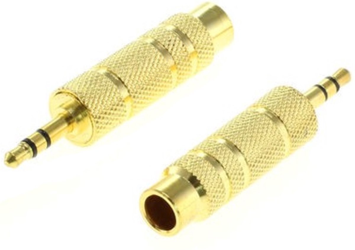 Delock - Adapter Klinke 3,5 mm Stecker - 6,35 mm Buchse 3 Pi